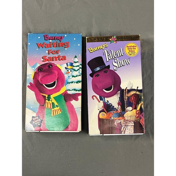 2 Barney Classic Collection VHS Walk Around The Block Seasons Talent Show - Picture 1 of 7